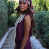 TOP LUCIA LINO BERENJENA