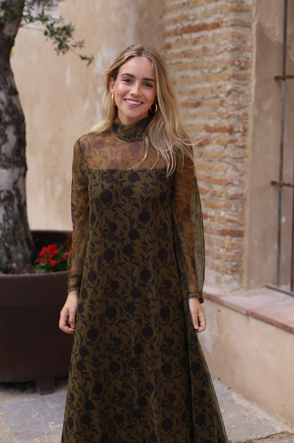 VESTIDO ALHAMBRA TUL VERDE
