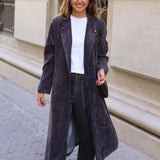 ABRIGO SOLAPAS ANTRACITA