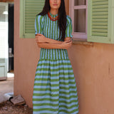 VESTIDO NIDO ROCHE TURQUESA