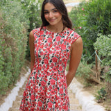 VESTIDO LIDIA COSTURAS ROSA