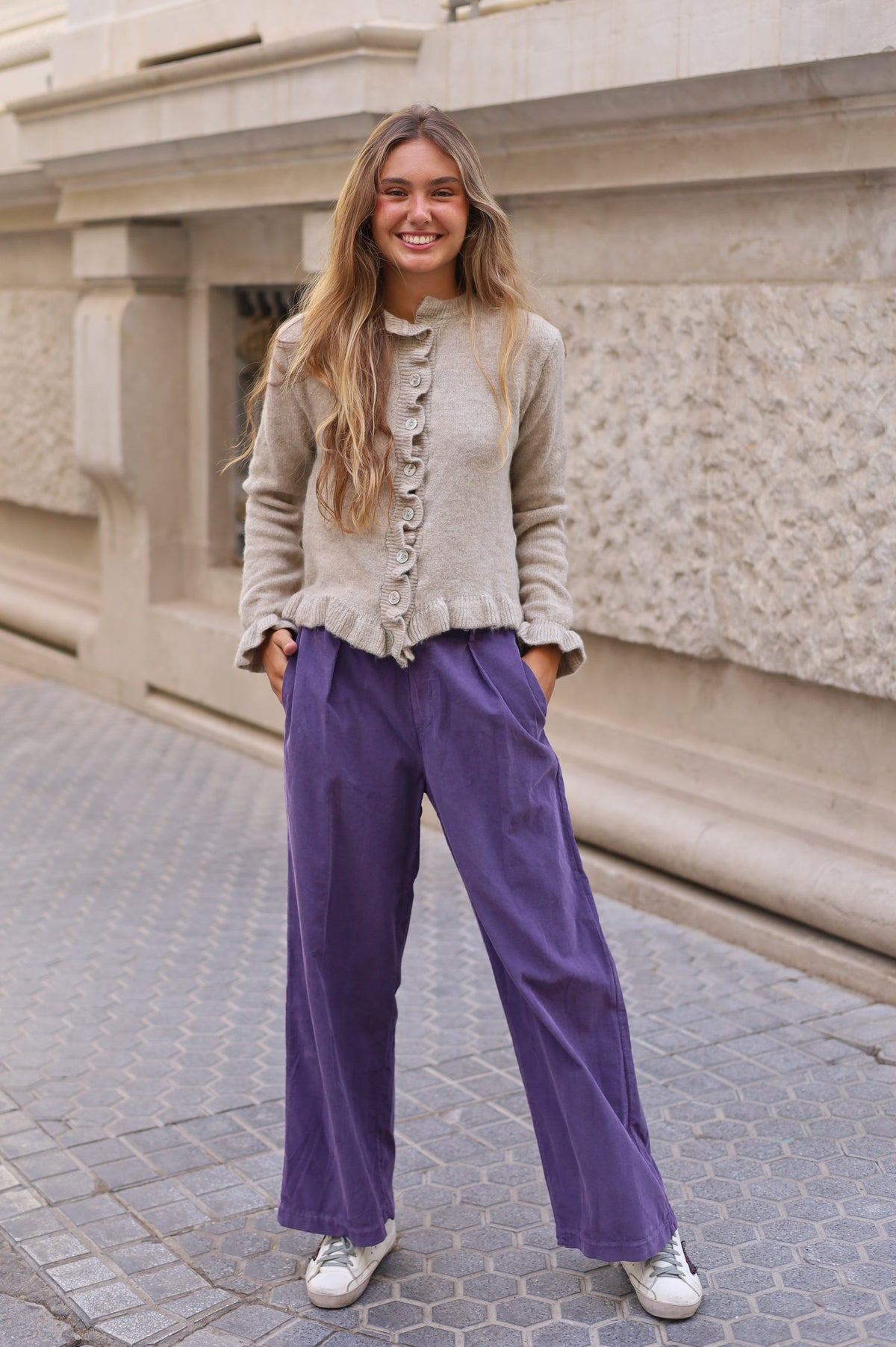 PANTALÓN MICROPANA MORADO