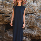 VESTIDO TACHUELAS NEGRO
