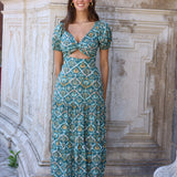 VESTIDO CUT OUT PALMERAS