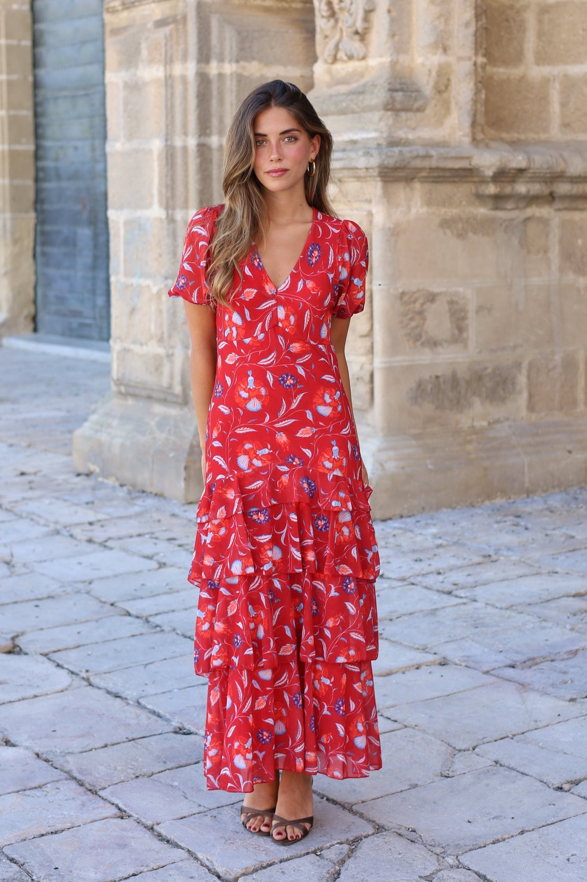 VESTIDO MANILA ROJO