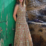 VESTIDO NIDO PALMERAS VERDE
