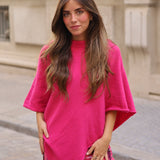 PONCHO MARTA FUCSIA