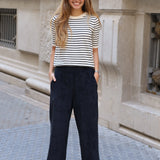 PANTALON PANA NEGRO