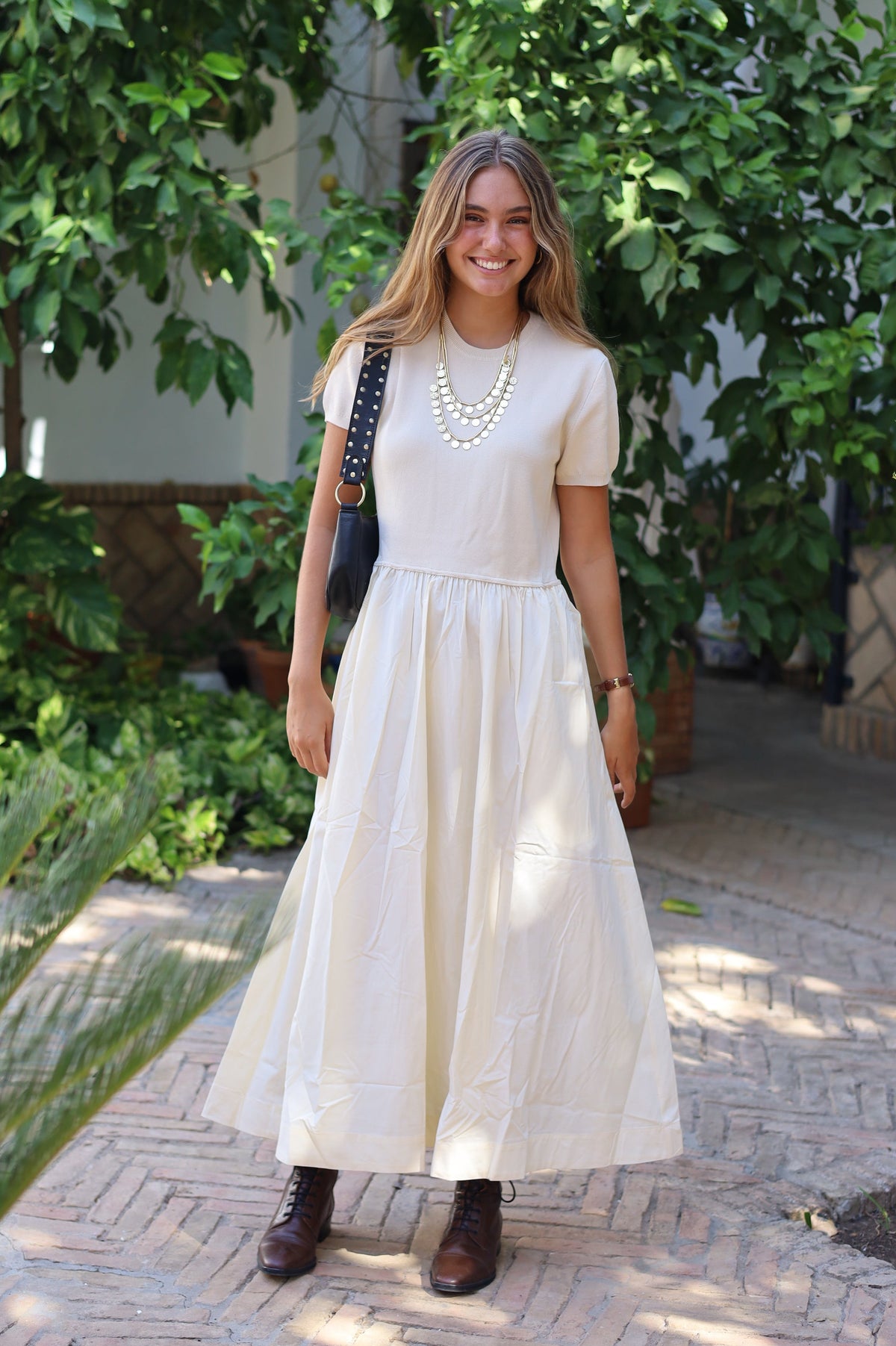 VESTIDO ASUNCIÓN CRUDO