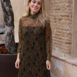 VESTIDO ALHAMBRA TUL VERDE