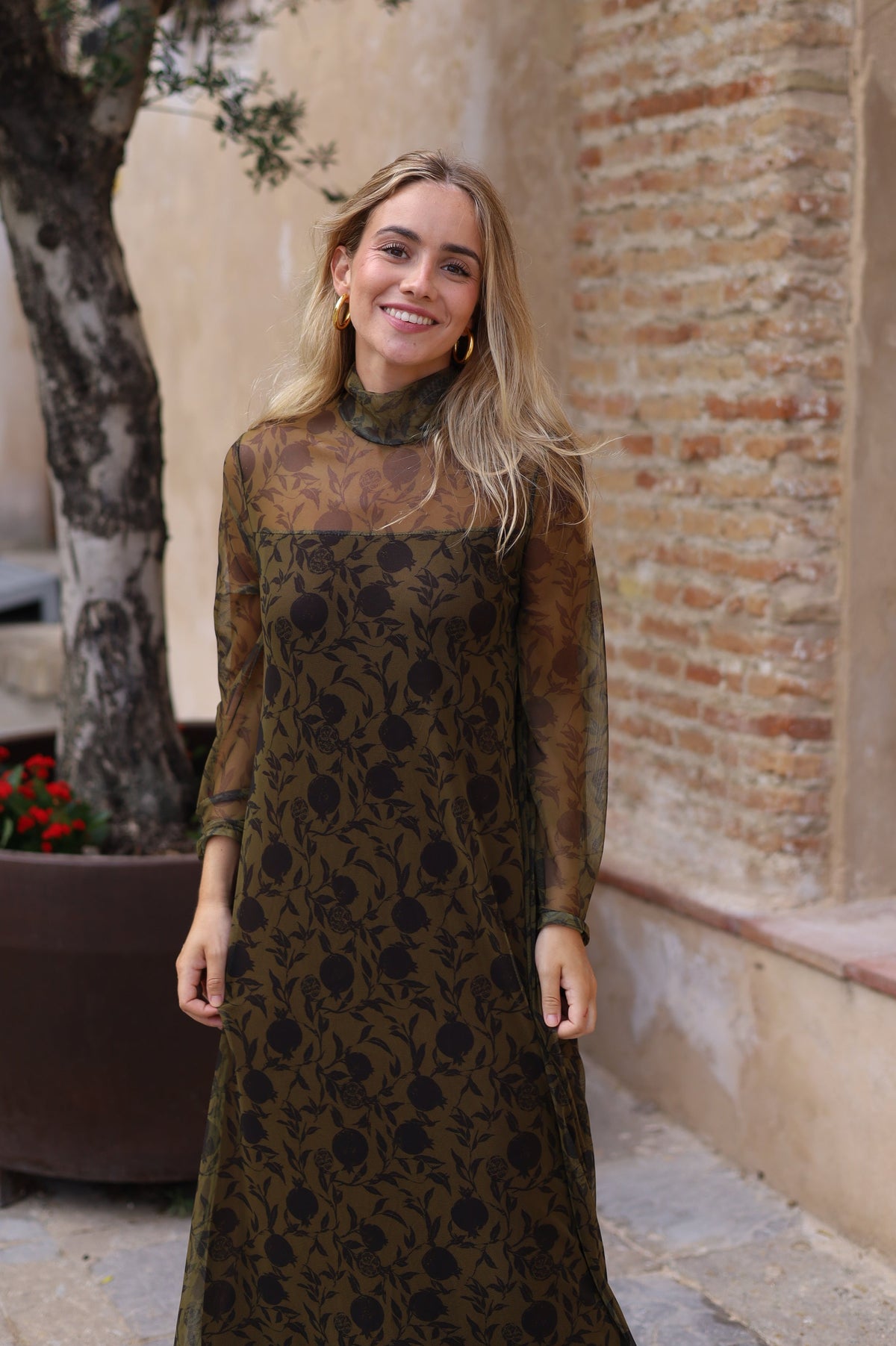 VESTIDO ALHAMBRA TUL VERDE