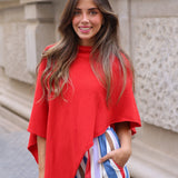 PONCHO MARTA ROJO