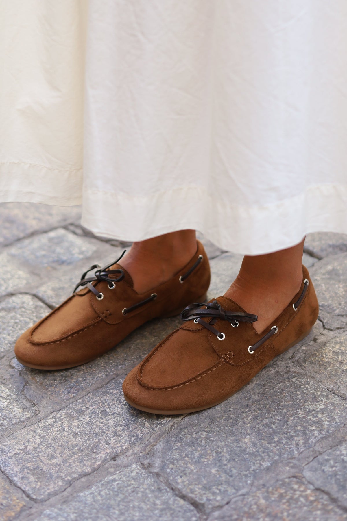 MOCASÍN CORDON PIEL CAMEL