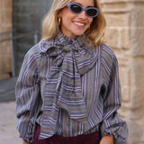BLUSA LAZO VENECIA GRIS