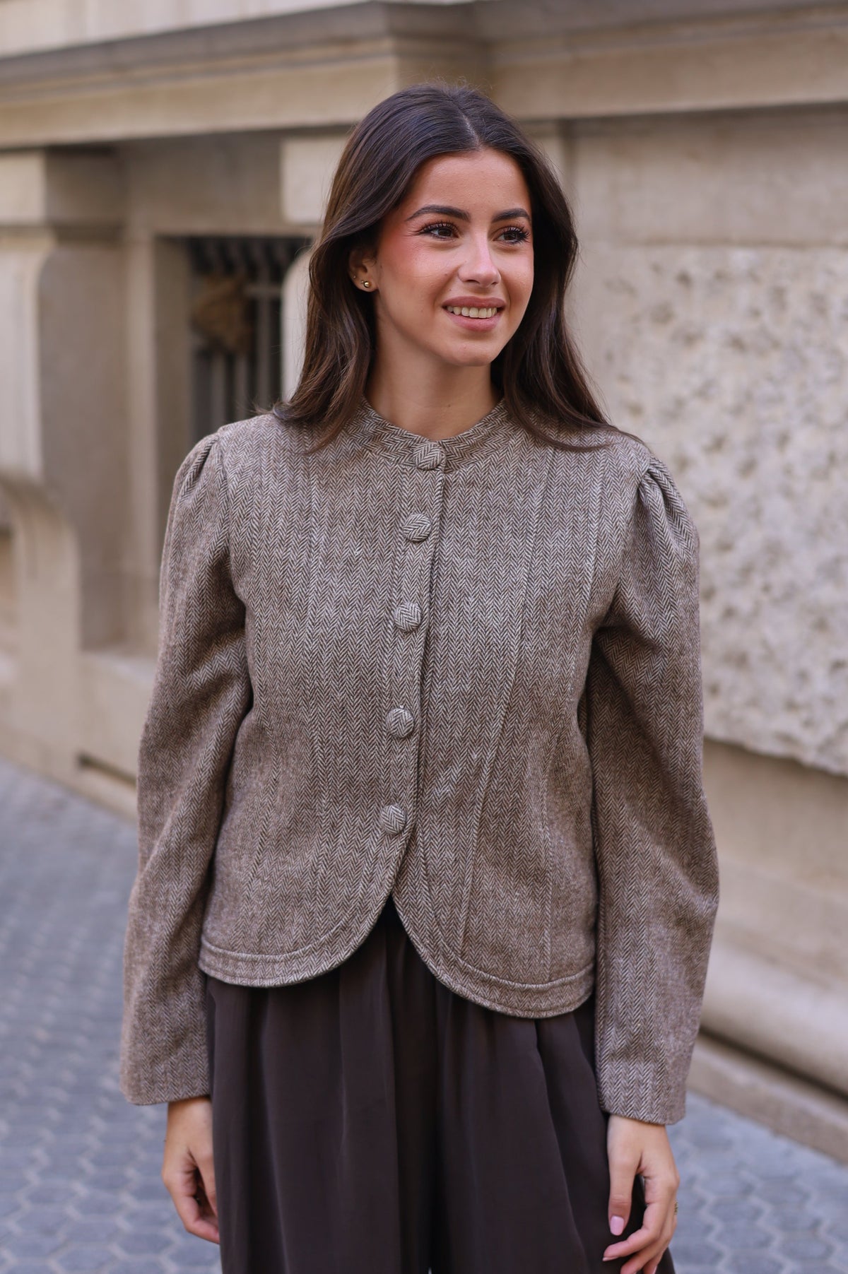 CHAQUETA CAROLINA CRUDA