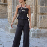 PANTALON SICILIA MARRON