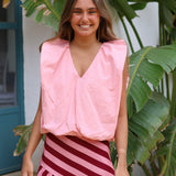 BLUSA GLOBO ROSA