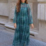 VESTIDO AINOA TUL VERDE