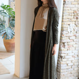 CHAQUETA LARGA LUREX