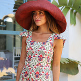 CONJUNTO VIOLETA ROJO