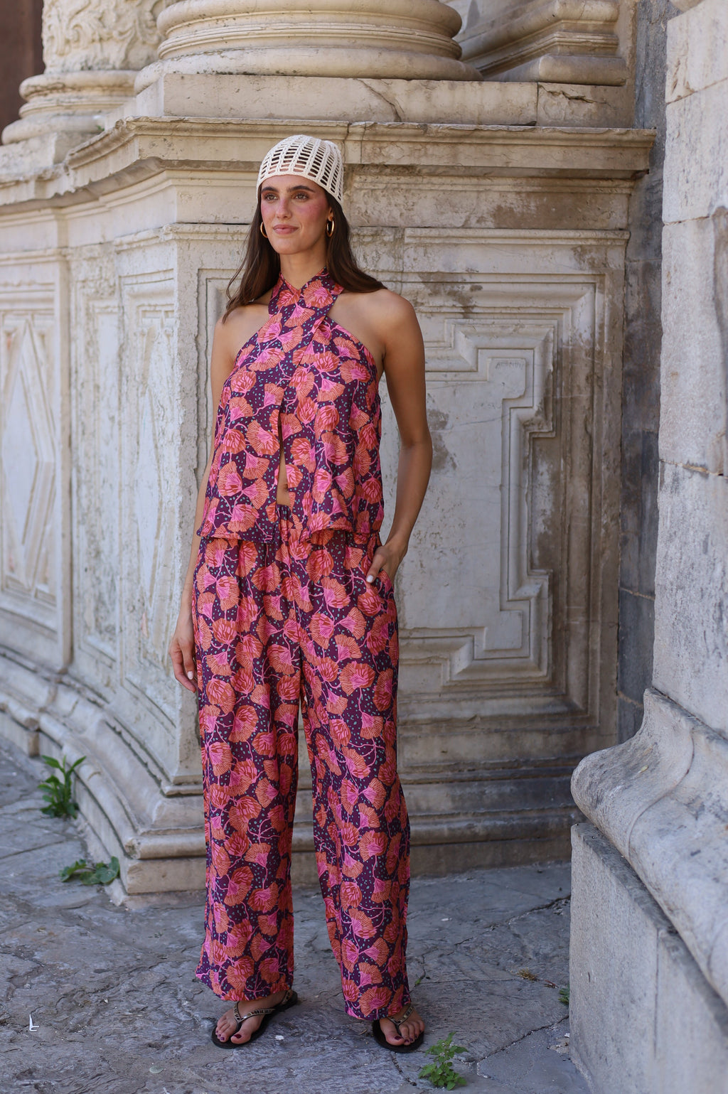 PANTALON PORTOFINO MORADO