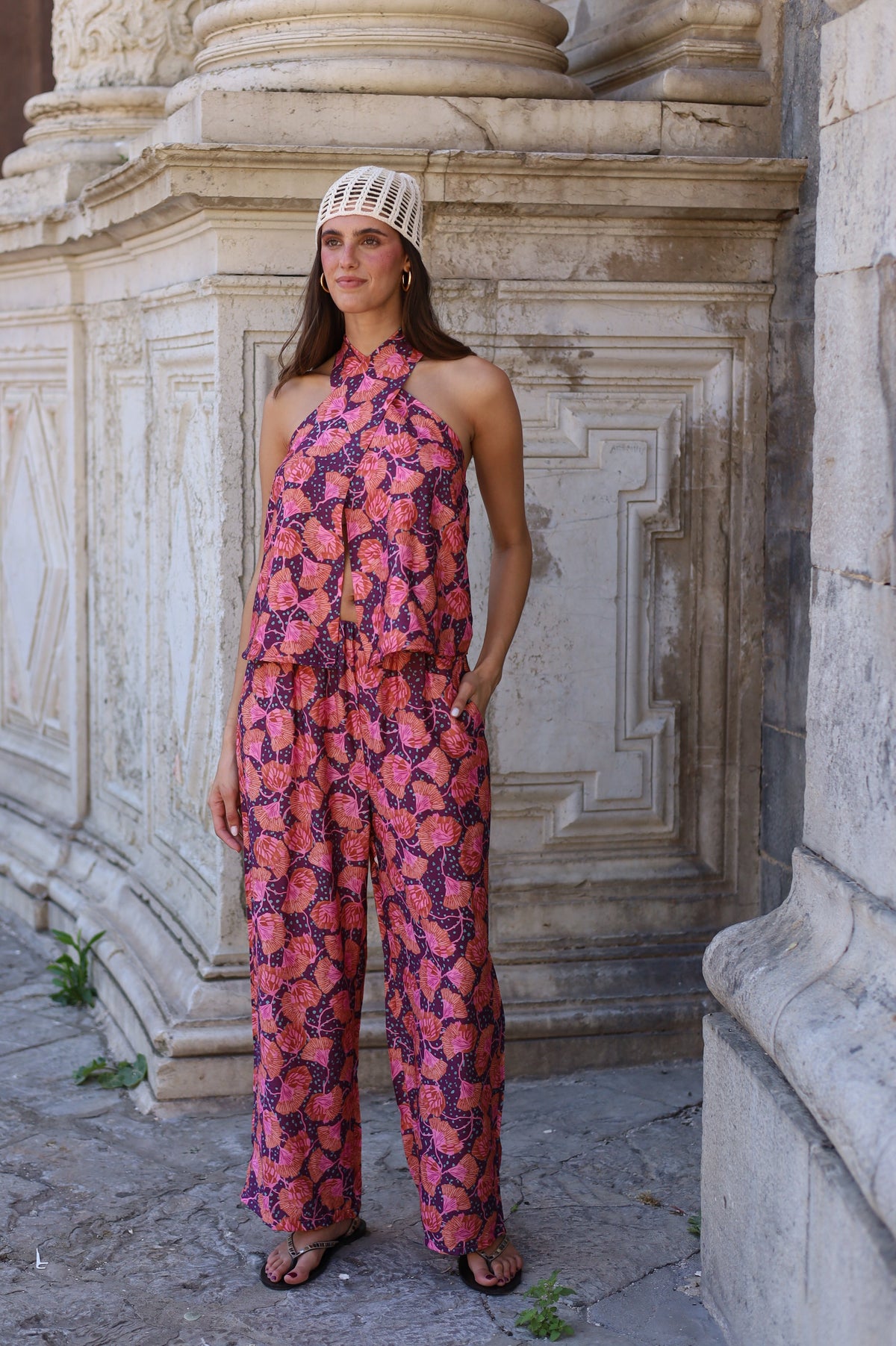 PANTALON PORTOFINO MORADO