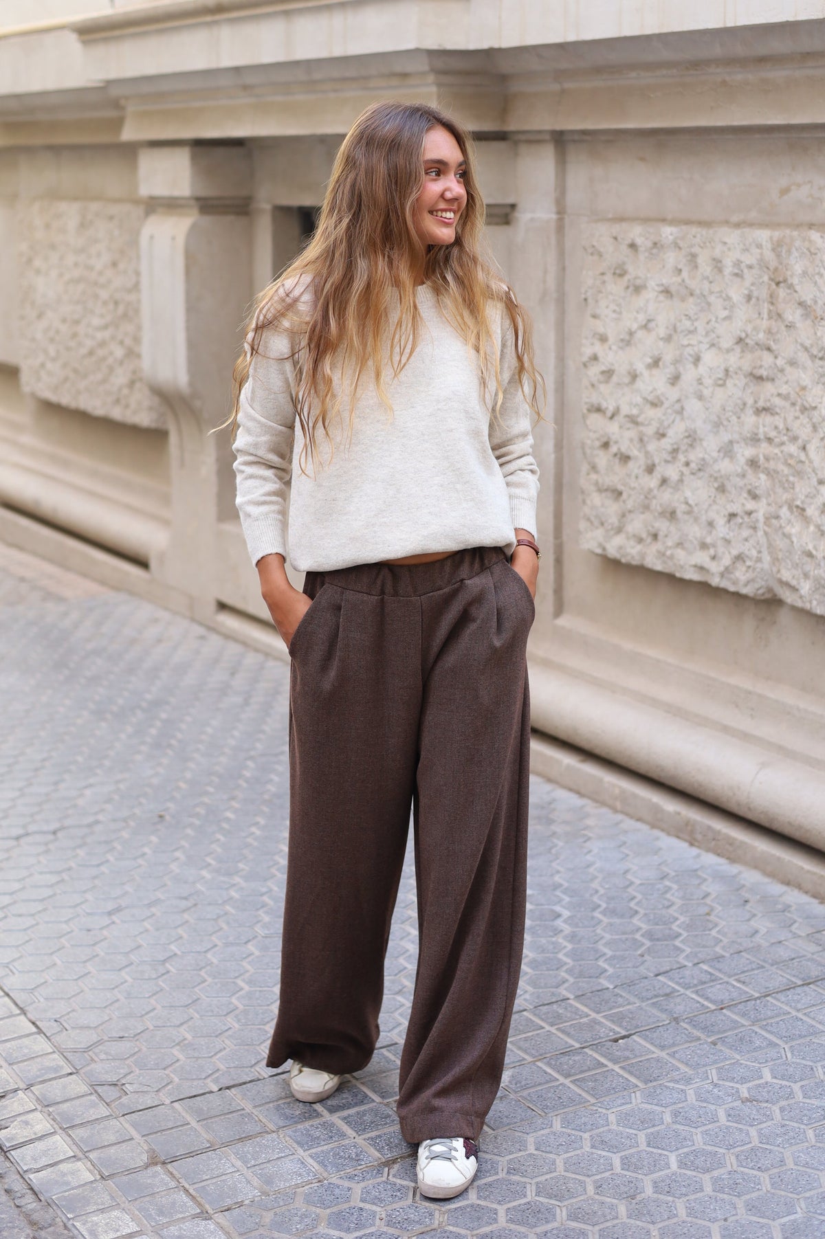 PANTALÓN EUGENIA MARRÓN