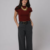 PANTALON BELEN RAYAS ANTRACITA