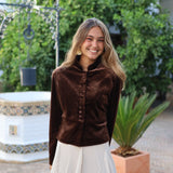 CHAQUETA TERCIOPELO VIENA MARRÓN