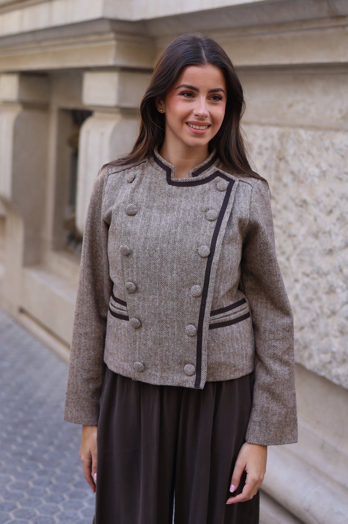 CHAQUETA LONDRES MARRÓN