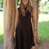 VESTIDO PATRICIA MARRON