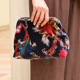 CARTERA TERCIOPELO NEGRO