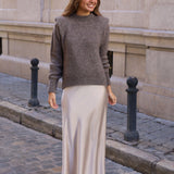 FALDA SATINADA CRUDA