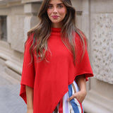 PONCHO MARTA ROJO