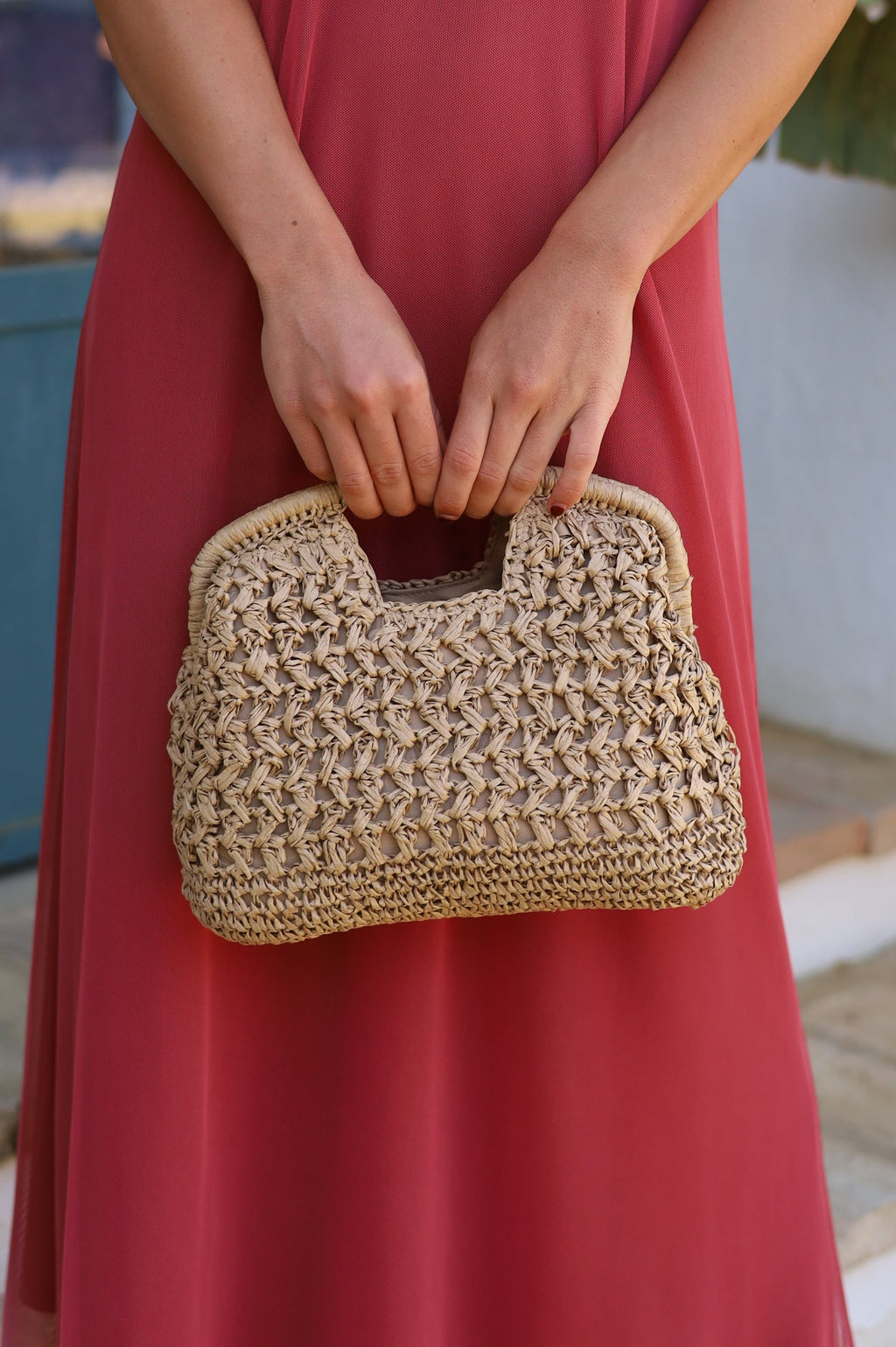 BOLSO RAFIA CONIL CAMEL