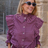 BLUSA CRISTINA MORADA
