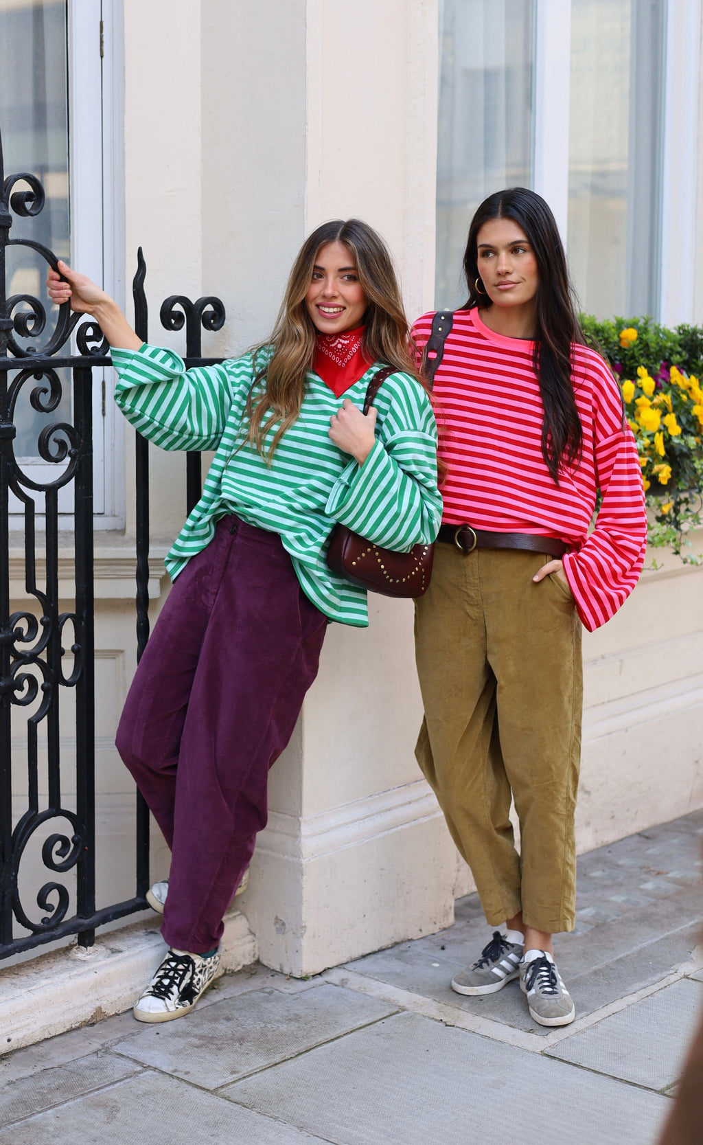 SUDADERA RAYAS VERDE