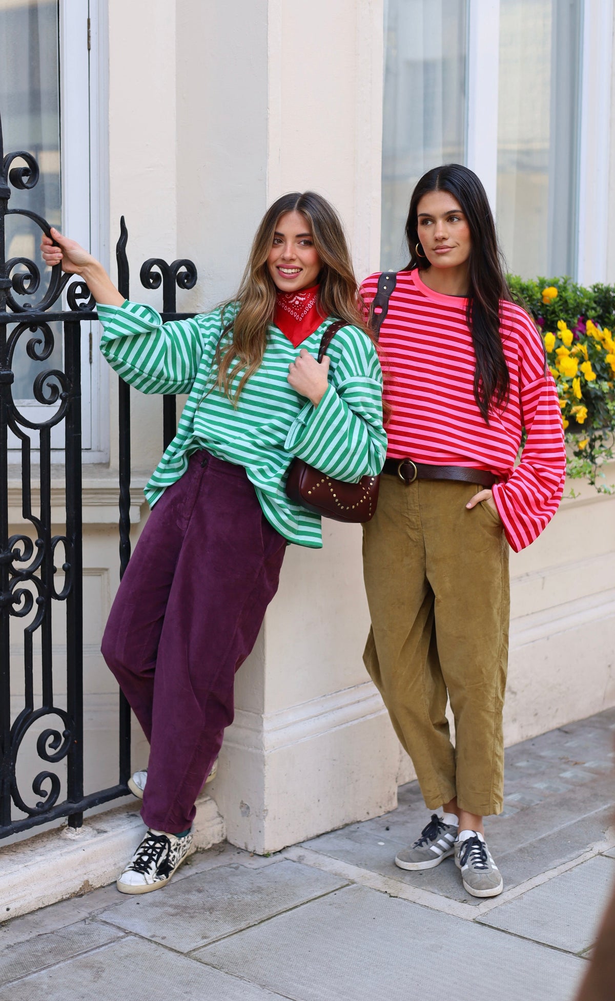 SUDADERA RAYAS VERDE