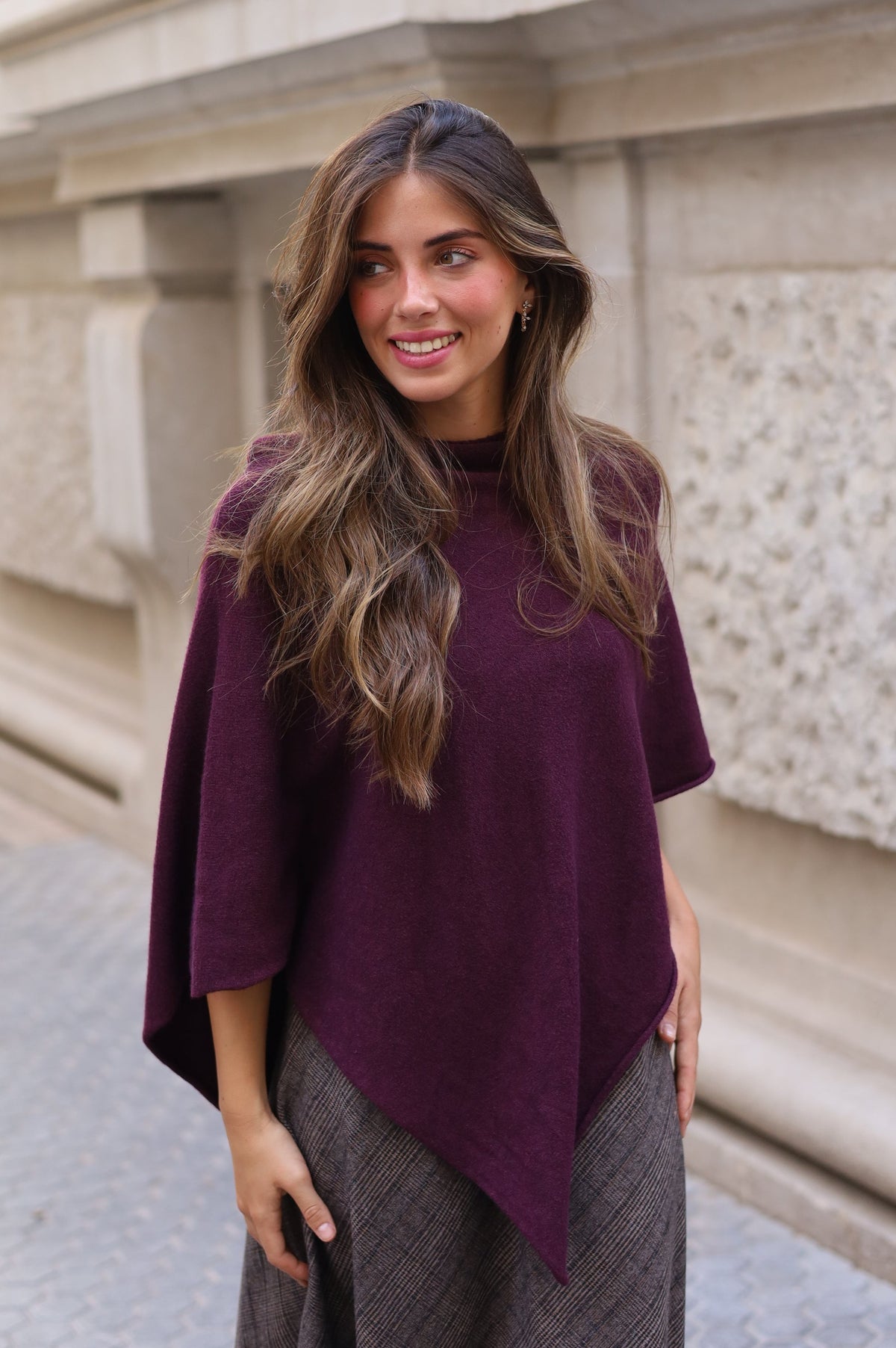 PONCHO MARTA MORADO