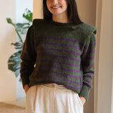 JERSEY HOMBRERAS RAYAS MORADAS