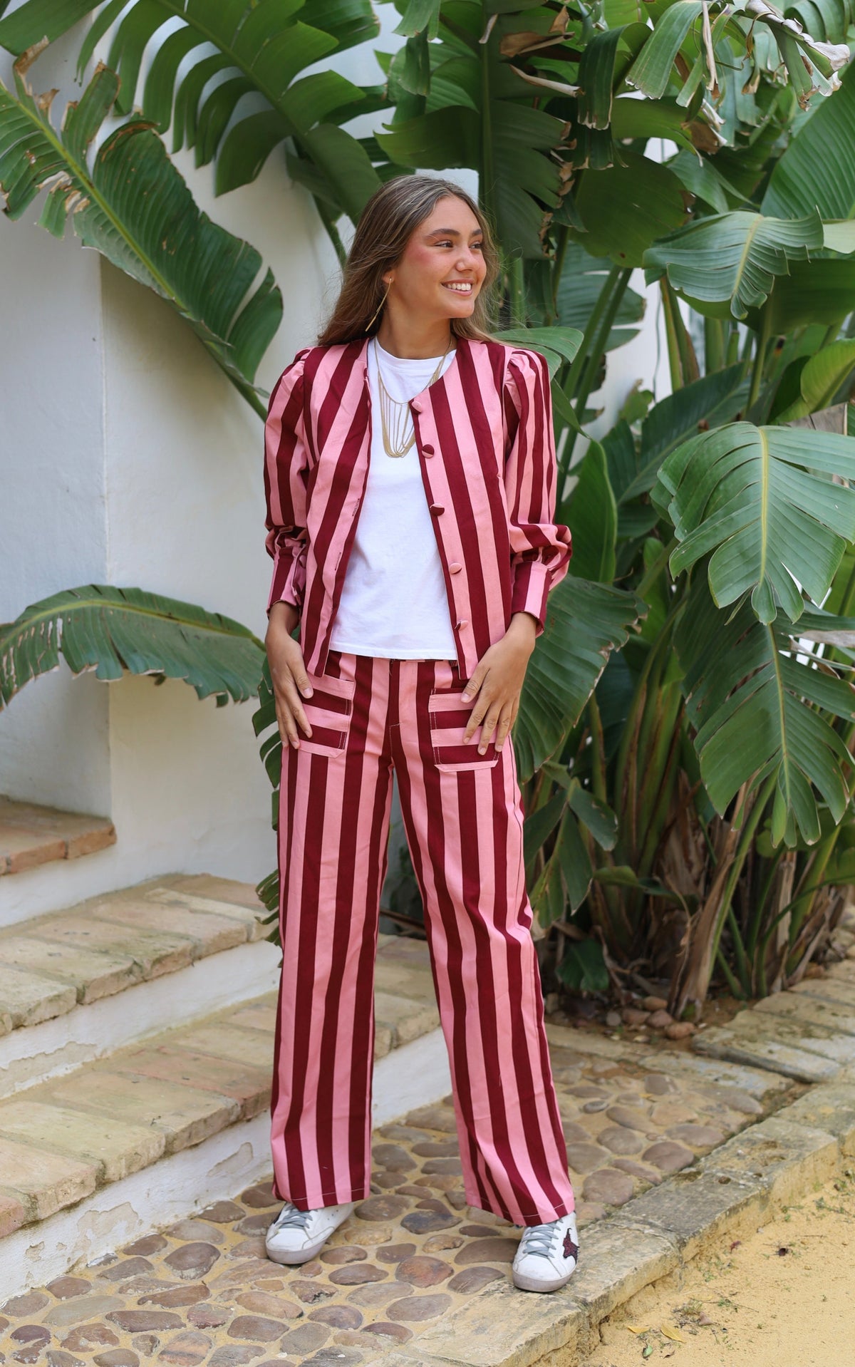 PANTALON MARIA BURDEOS