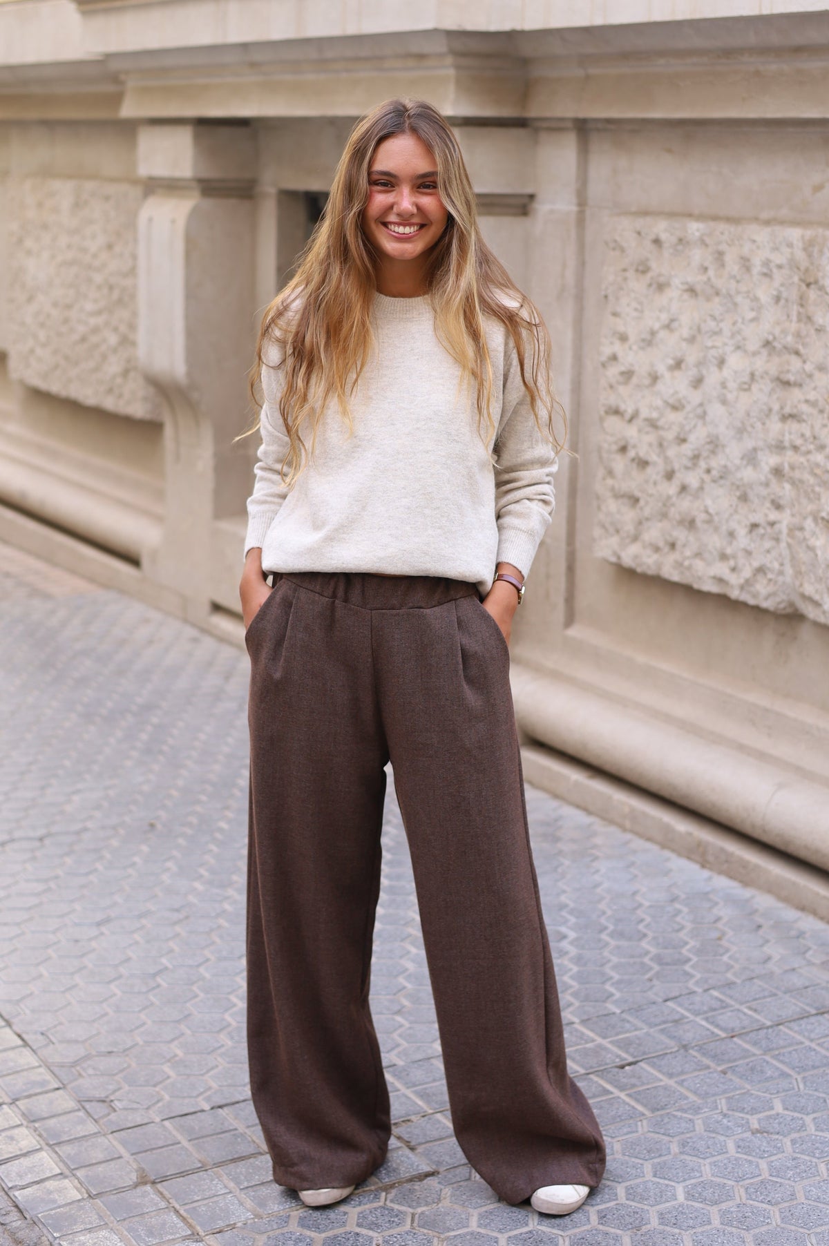 PANTALÓN EUGENIA MARRÓN