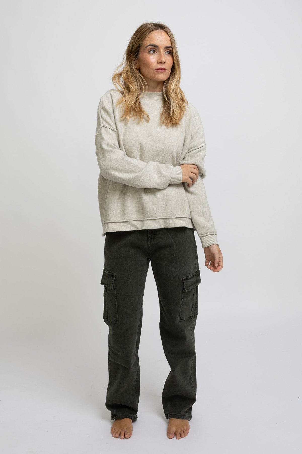 PANTALON CARGO VERDE OSCURO