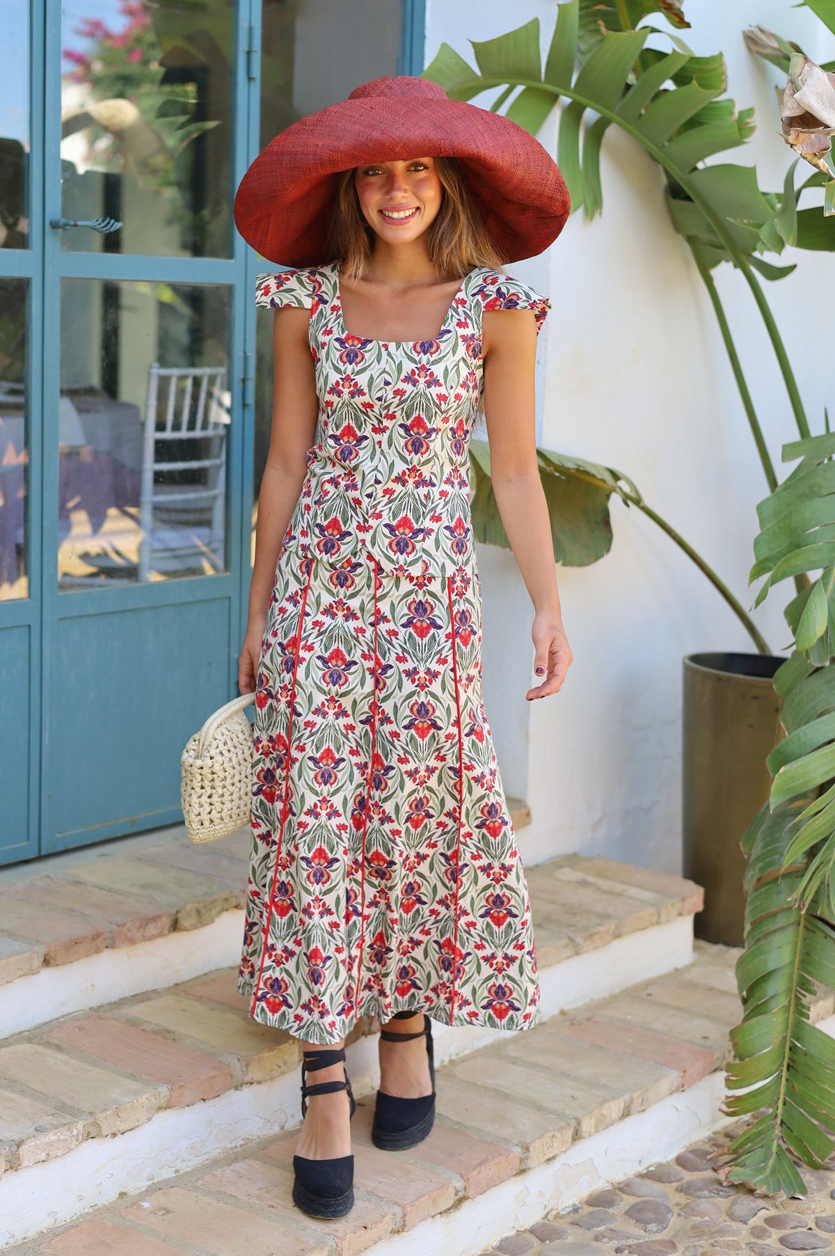 CONJUNTO VIOLETA ROJO