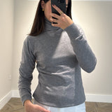 JERSEY CUELLO VUELTO LOLA GRIS