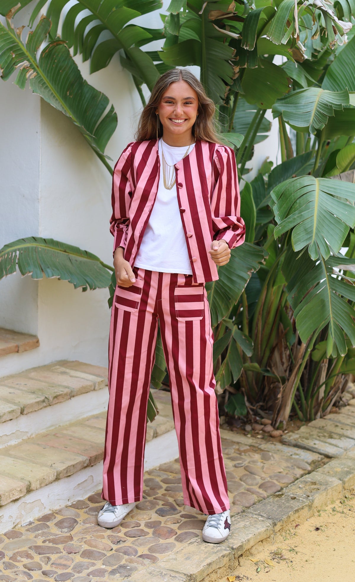 PANTALON MARIA BURDEOS