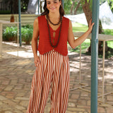 PANTALON QUITO RAYAS CALDERO