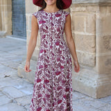 VESTIDO LOIRA BURDEOS
