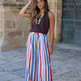 PANTALON ANCHO RAYAS