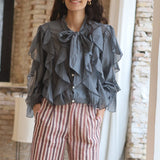 BLUSA OSUNA LAZO GRIS